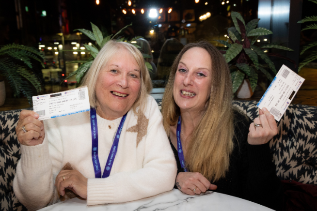 Blue Light Card members happy with tickets at motopoint area