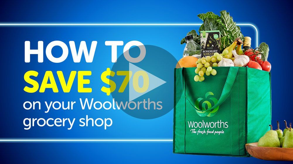 How to save $70 on your Woolworths grocery shop