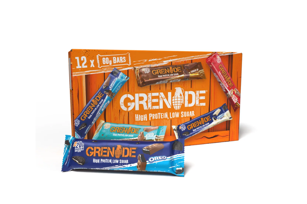 Grenade protein bar selection