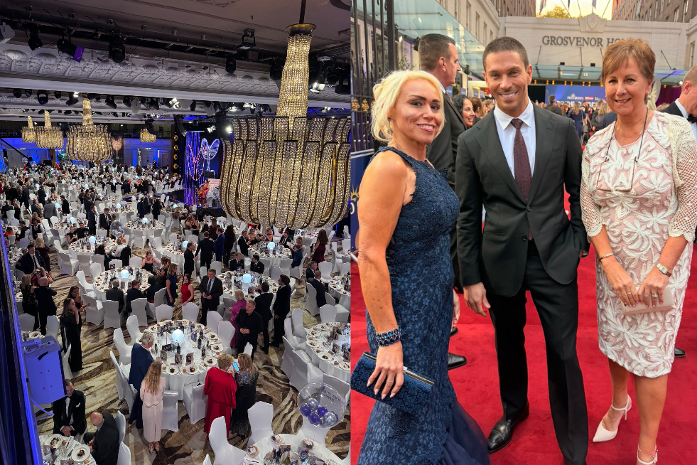 After securing pics with Joey Essex, we followed the red carpet inside to a decked-out ballroom