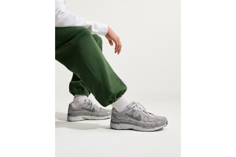 Nike P-6000 SE trainers on a model
