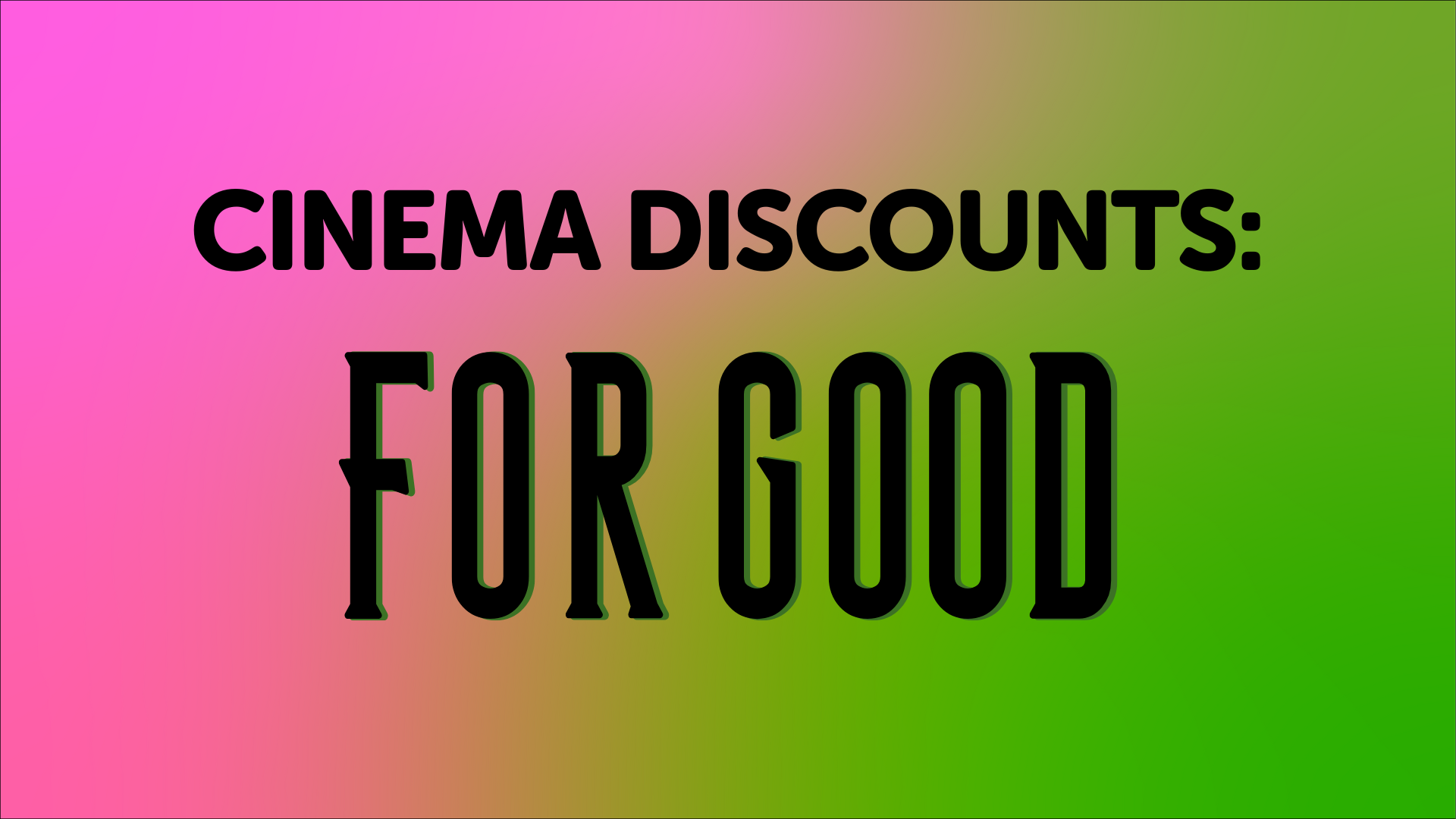 Cinema discount header image