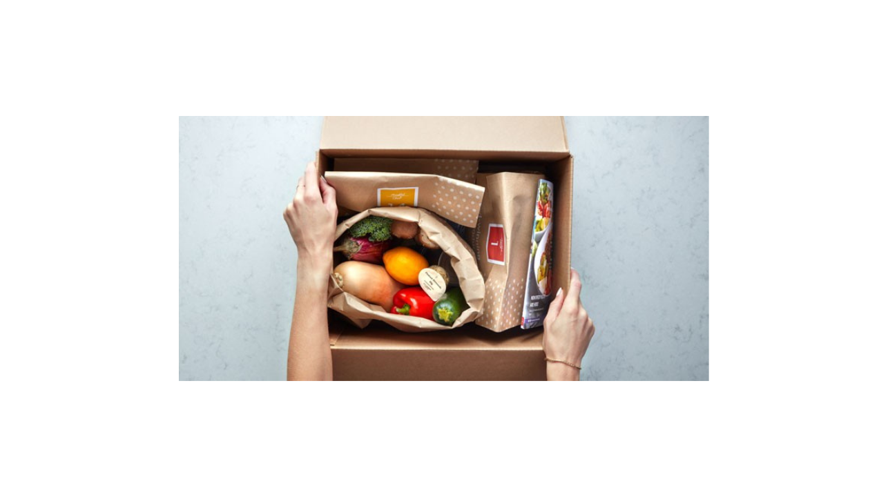 Top down food subscription box image