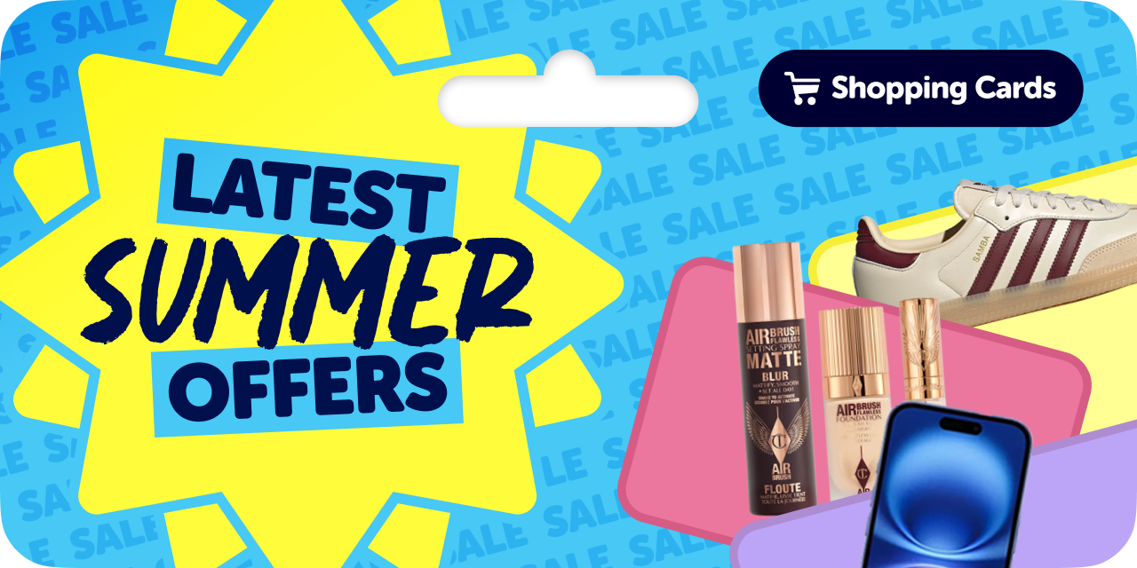 Big Summer Savings Shopping Card Image