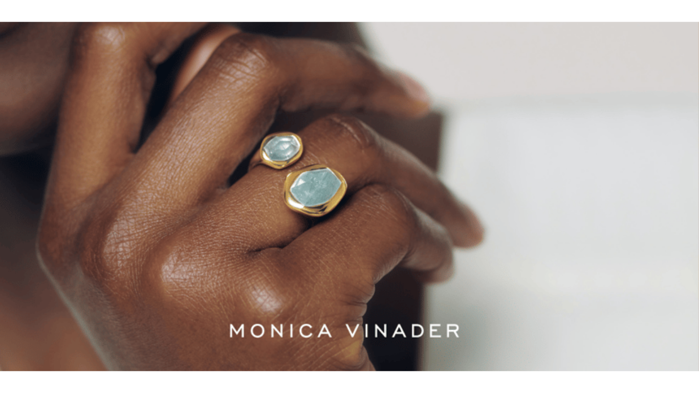 Monica Vinader Blue Light Card discounts banner