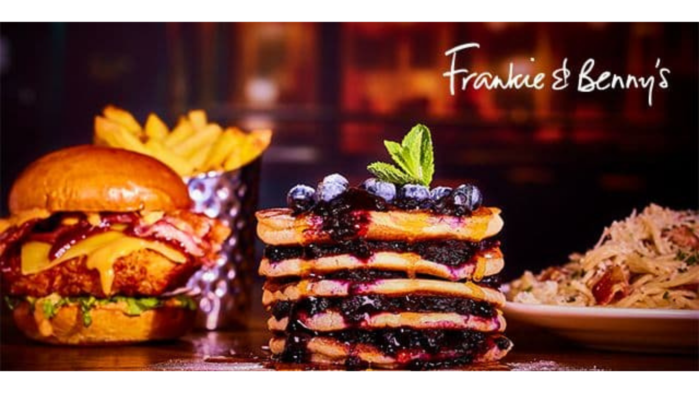 Frankie and Bennys Blue Light Card discounts banner 