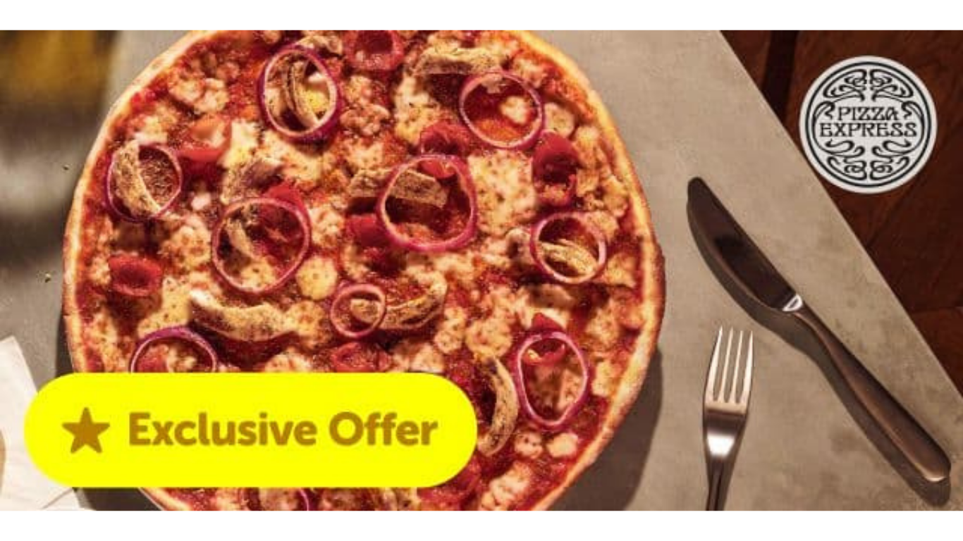Pizza Express Blue Light Card discounts banner 