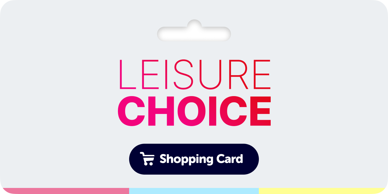 Leisure choice Gift Card banner 