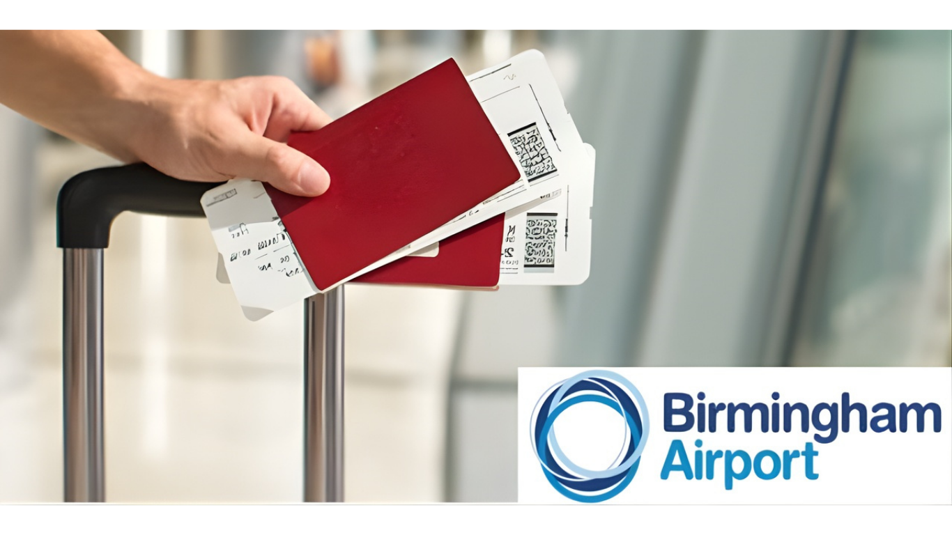 Birmingham Airport Parking Blue Light Card discounts banner 