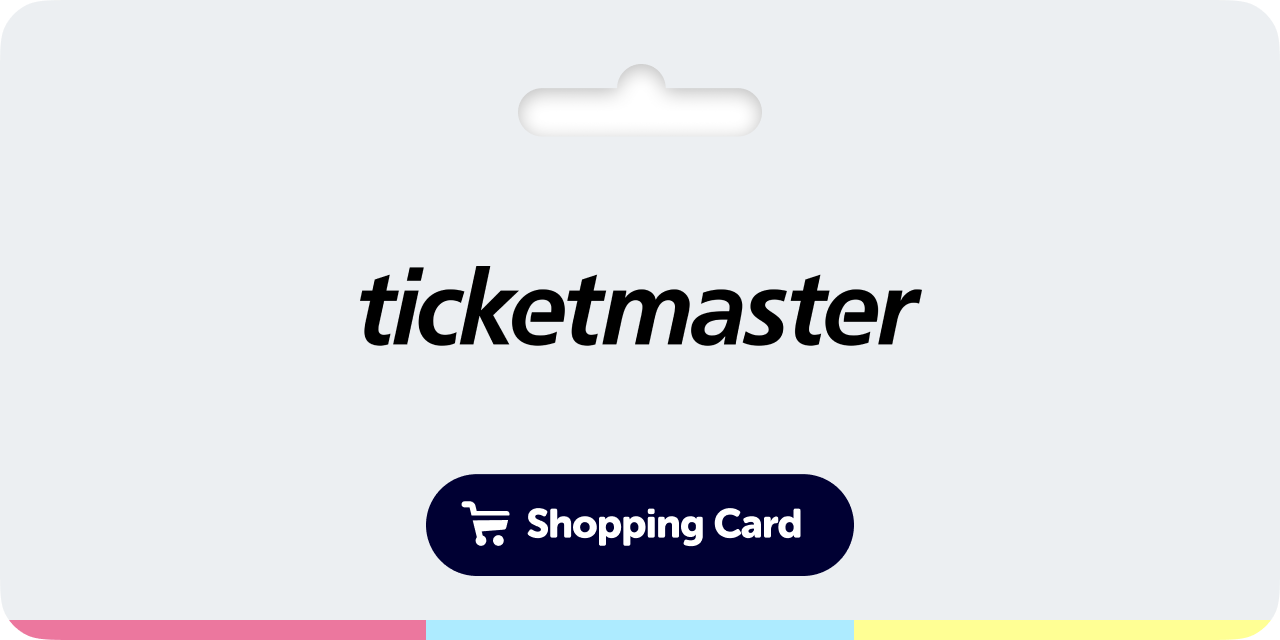 Ticketmaster Gift Card banner 