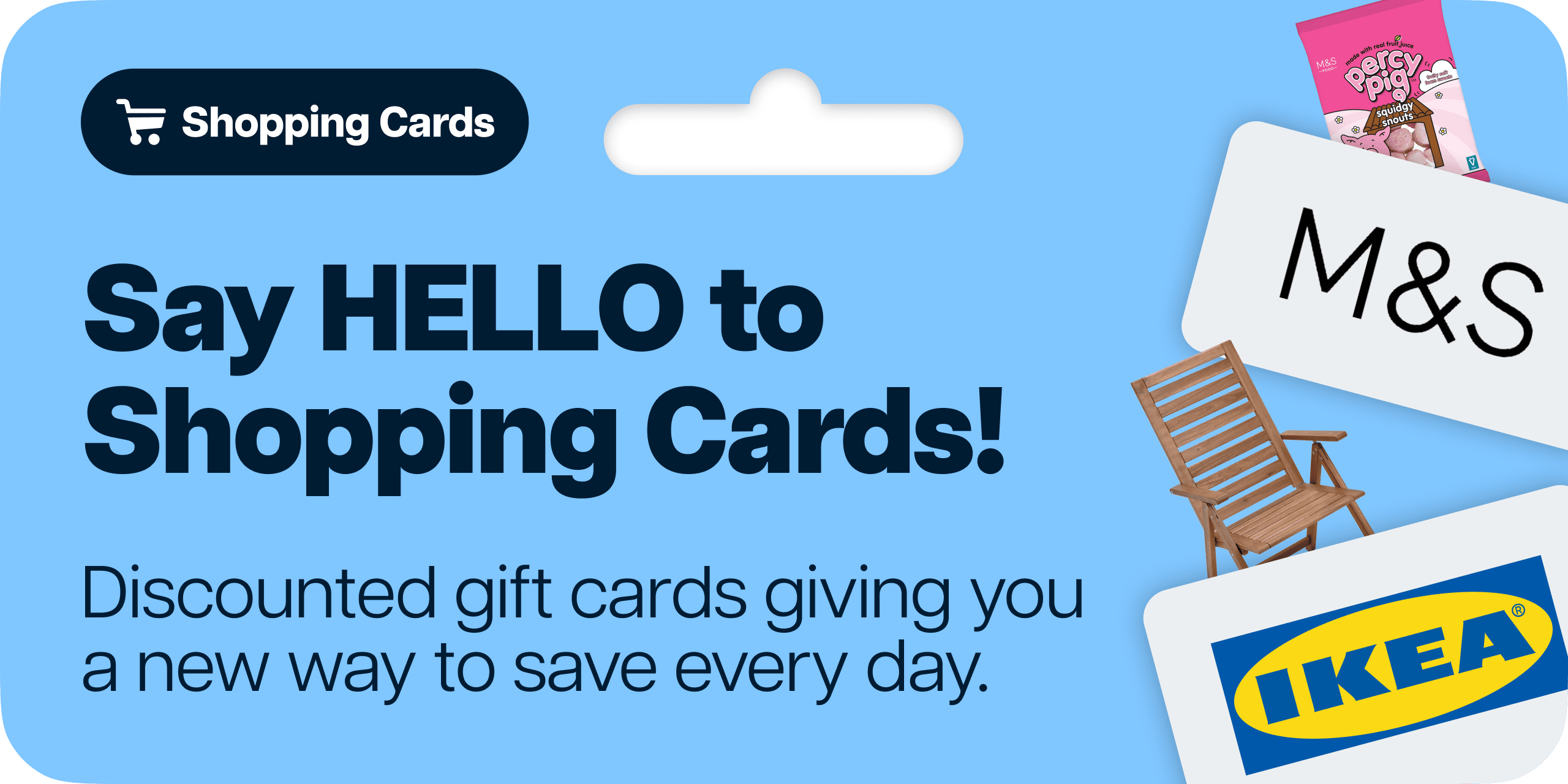 Defence Discount Service Shopping Cards header banner image