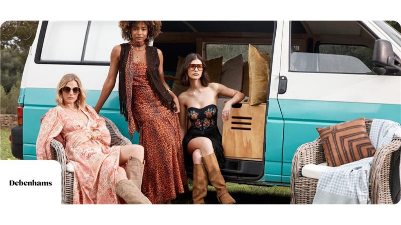 Debenhams discount code banner image