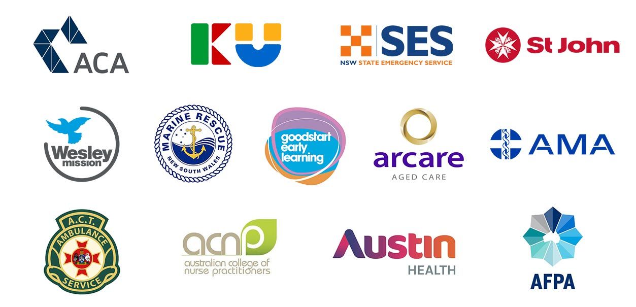 Some organisations we've collaborated with