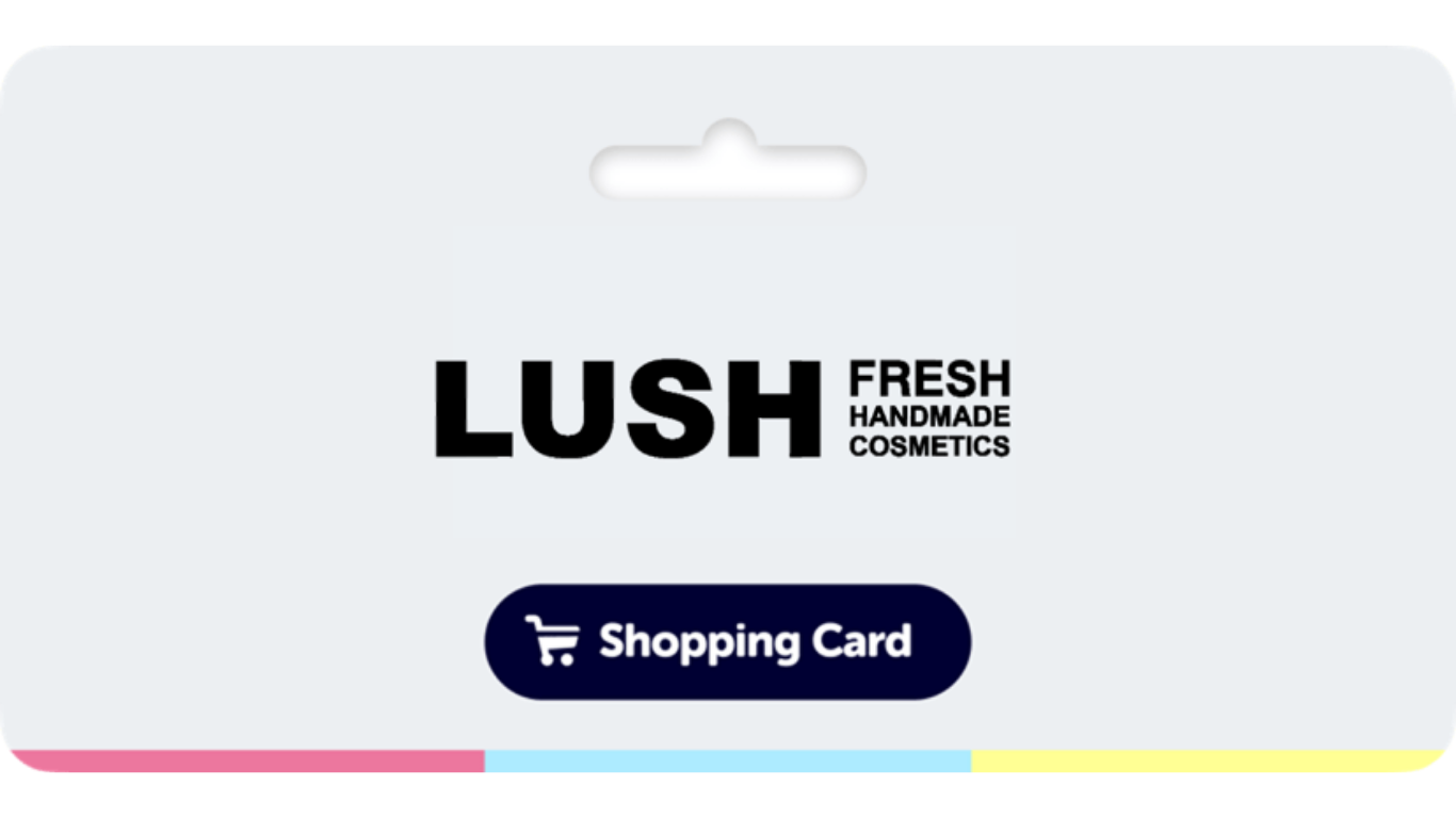 Lush Blue Light Card discounts banner