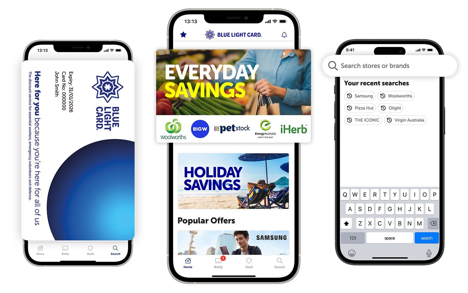 Blue Light Card App