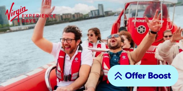 Virgin Experience Days Blue Light Card discount image