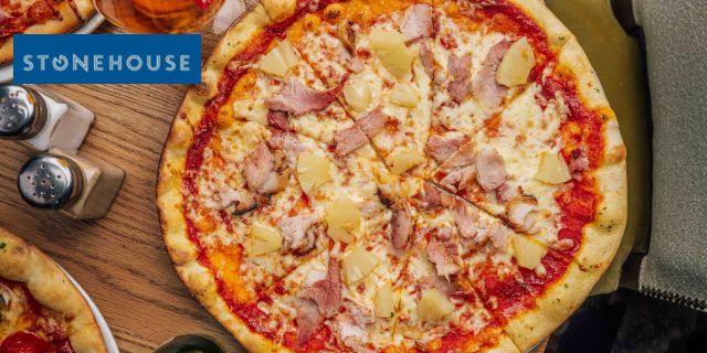 Stonehouse pizza & carverydiscount offer