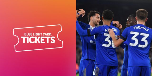 Blue Light Card Sports tickets ballot button