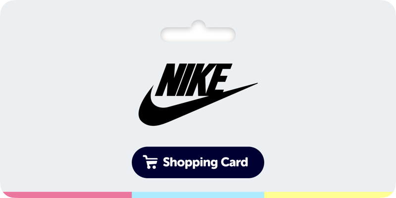 Nike Shopping Card