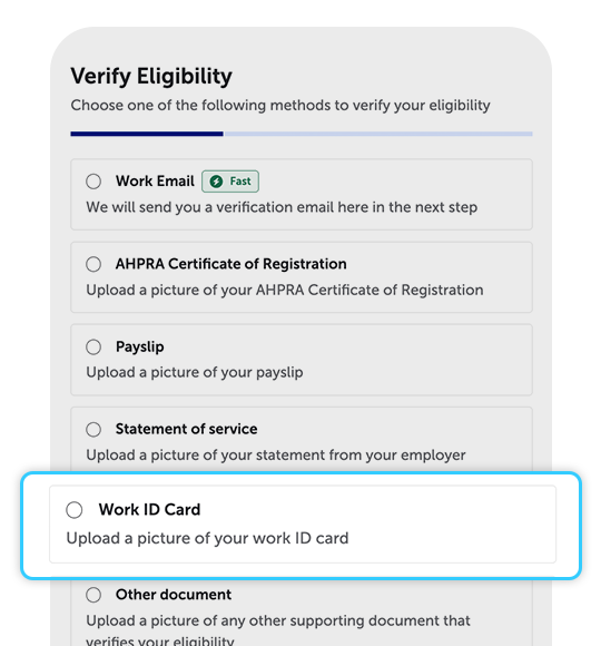 Verify Eligibility