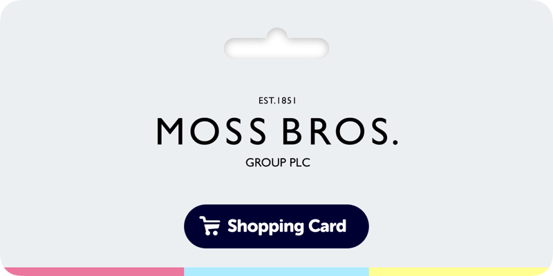 Moss Bros Shopping Card
