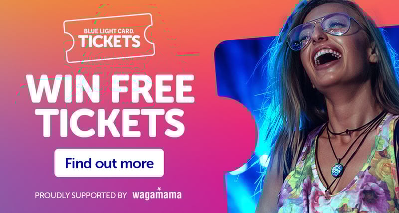 Blue Light Card Tickets clickable banner