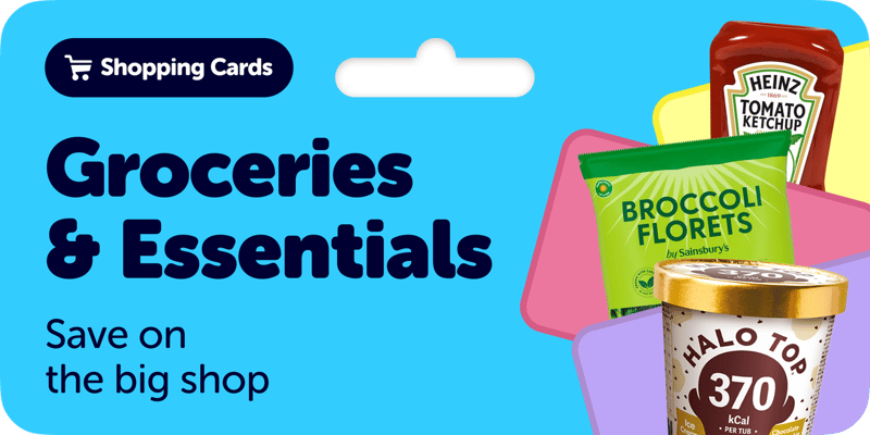 Groceries and essentials shopping cards