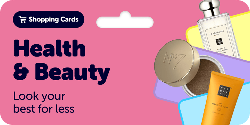 Health and beauty shopping cards
