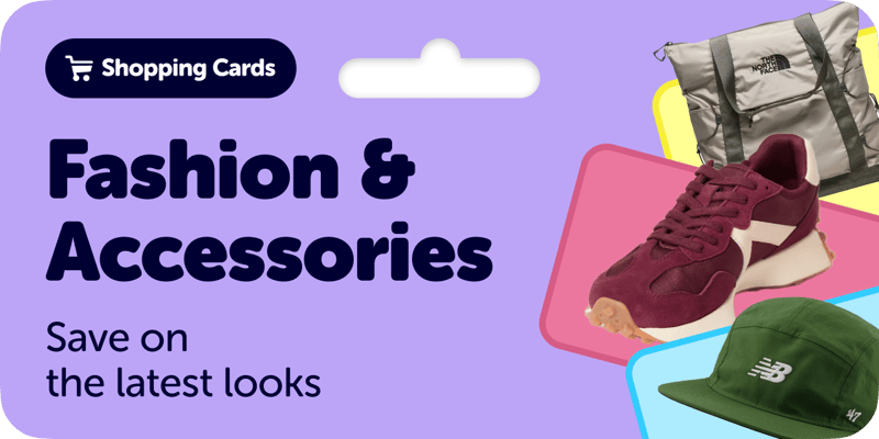 Fashion and accessories shopping cards