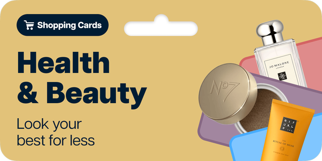 Health and beauty shopping cards