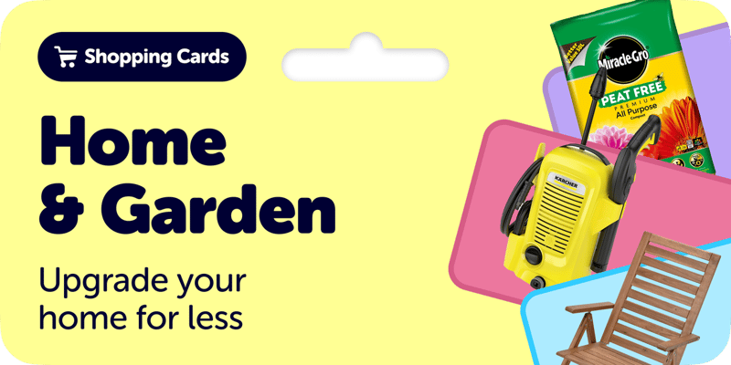 Home and garden shopping cards
