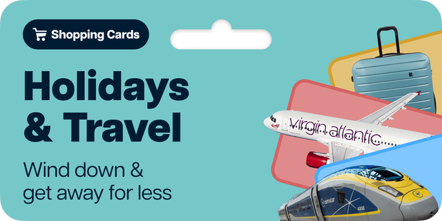 Holidays and travel shopping cards